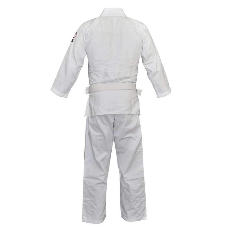 FUJI Single Weave Judo Uniform, White, 2