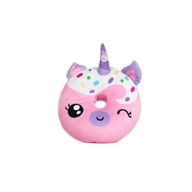 Light Up Pillow for Kids, Plush Led Night Light for Boys and Girls, Oeko TEX Certified, Toddler’s Light Up Sleeping Toy, Unicorn Donut, Pink