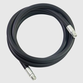 CreFiTech 1"X 13.1FT Fuel Transfer Hose,Inlet 1" NPT & Outlet 1" NPT Fittings 1 Inch ID Fuel Hose for Dispensing Diesel Gasoline Kerosene Biodiesel Oil