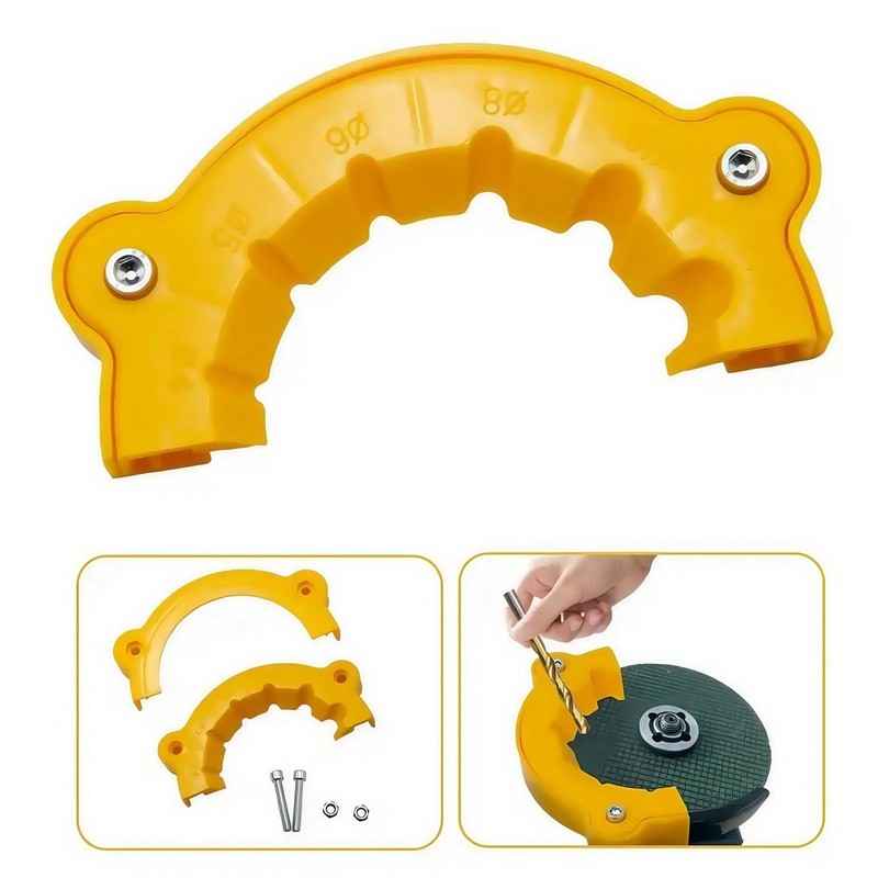 2PCS Drill Bit Sharpener,Multipurpose Drill Sharpener Machine,Drill Bit Grinding Attachment,Angle