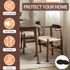 Furniture Coasters Non-Slip Bed Leg Pads Round Rubber Anti Sliding