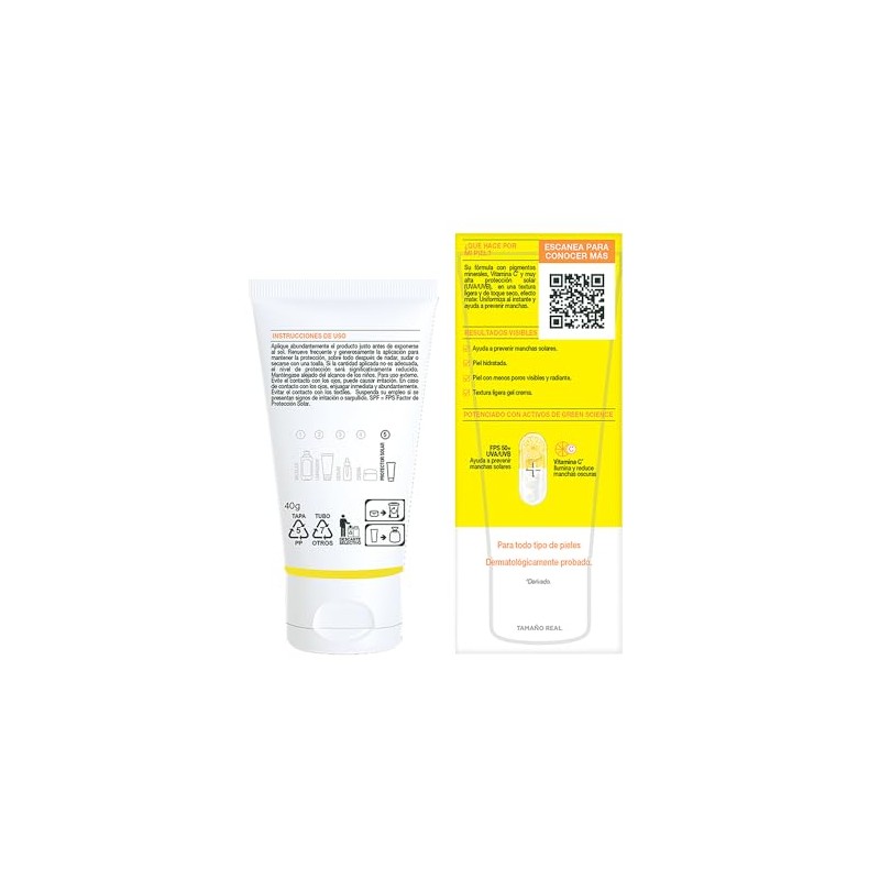 Garnier Super UV Toque Seco FPS 50 Protector Solar Facial