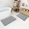 Buganda Memory Foam Bathroom Rug Mat 47x17, Extra Soft and