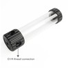 295mm Cylindrical Water Cooling Tank G1/4 Thread PMMA POM Transparent
