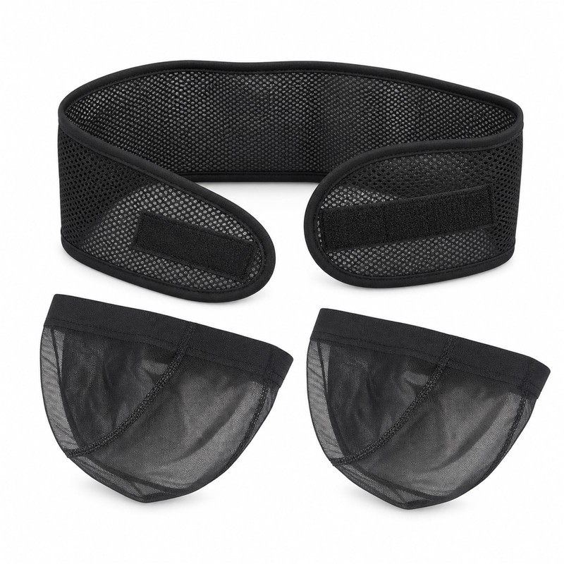 2-in-1 Anti-Slip Hair Wrap, Foam Mesh Wrap for Sleep Fits