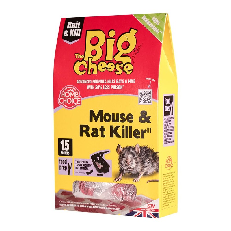 The Big Cheese Mouse & Rat Killer Pasta Sachet -