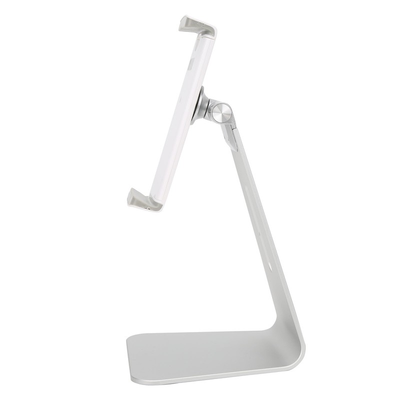 Cell Phone Stand Silver Tablet PC Bracket Adjustable Aluminum Alloy