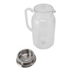 Water Pitcher with Lid and Handle 1500ml Acrylic Heat Resistant