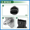 VekAuto Air Pressure Temperature Sensor, Oil Temperature Pressure Sensor, for