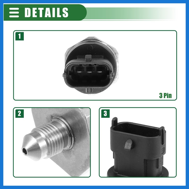 VekAuto Air Pressure Temperature Sensor, Oil Temperature Pressure Sensor, for