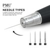 PMU Tattoo Needles, Pack of 100 Sterile Disposable Needles R1/R3/R5/F5