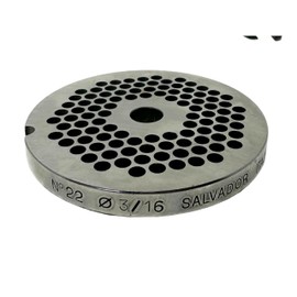 Cutlery Mania #22 Meat Grinder Plate. (#22 Reversible 3/16")