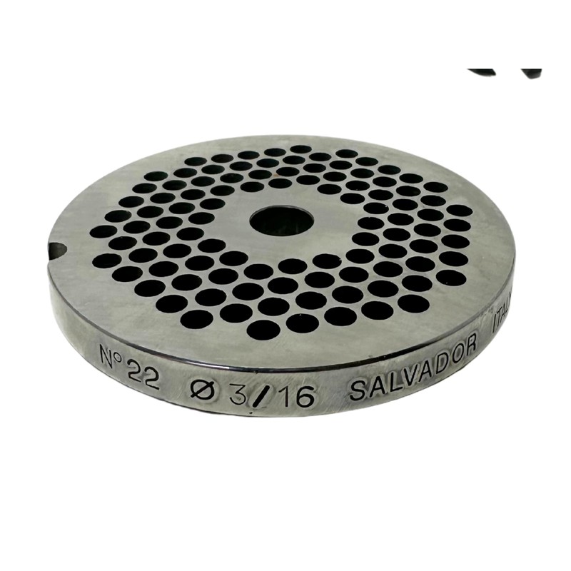 Cutlery Mania #22 Meat Grinder Plate. (#22 Reversible 3/16")