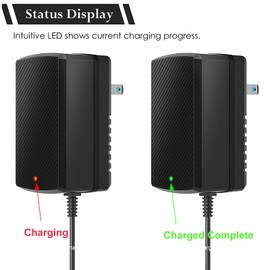 12 Volt Battery Charger for Kids Ride On Toys Car 12V Powered Wheel Charger for Best Choice Products Wrangler SUV Kid Trax Dynacraft Bumper Car Jeep Toy Kidzone Kids Electric Toys Charger