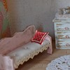 CORHAD Miniature Doll's Pillow Set 2pcs Mini Throw Pillows for