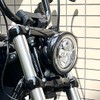 F.F.P M8 Softail Headlight Trim Ring Black for FXBB FXBBS