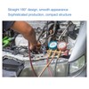 10PCs Car Air Conditioner 180° Connector Aluminum Joint Universal Fit