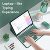 Wireless BT Keyboard USB Keypad with PU Leather Protecting Case