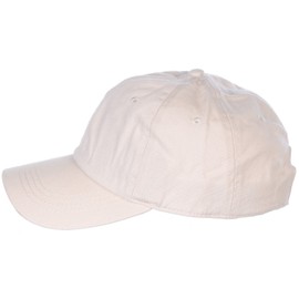 BYOS Unisex Classic Basic Solid Canvas Cotton Baseball Cap Hat, Curved Brim Adjustable Size, Colors (Relaxed Style-Ivory)