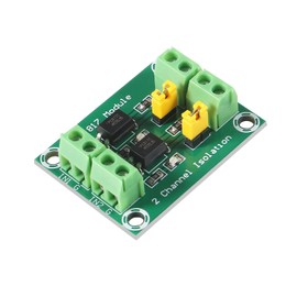 Diitao 6PCS PC817 2 Channel Voltage Converter Module Optocoupler Isolation Driving Module 3.6-30V Driver Photoelectric Isolated Module for Triode, MOS Tube, Low Power Relay Module (6PCS 2Channel)