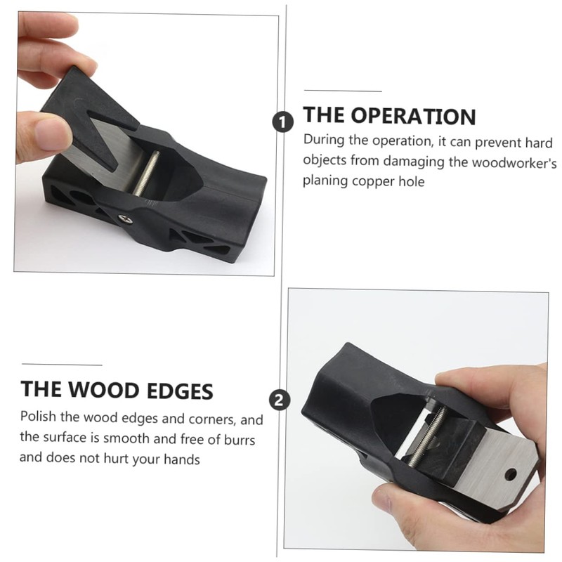 SHINEOFI Woodworking Planer Tool Portable Handheld Device for Trimming Smoothing