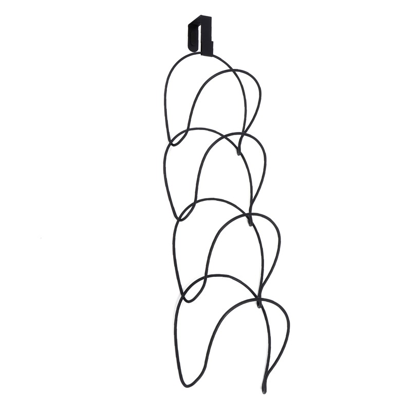 Hats Clothes Tie Holder Wire Stackable Storage Rack Kitchen Organizer