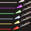 Wet Wipe Liquid Chalk Pens, Chalkboard markers, Blackboard pens (Assorted,
