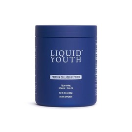 LIQUID YOUTH Premium Hydrolyzed Collagen Peptides Powder for Women & Men - Type I & III Grass-fed Bovine Collagen - Promotes Hair Growth, Skin, Nail, Bone & Joint Health - Unflavored, 10g per Serving