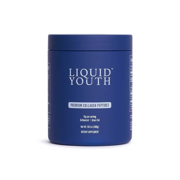 LIQUID YOUTH Premium Hydrolyzed Collagen Peptides Powder for Women &