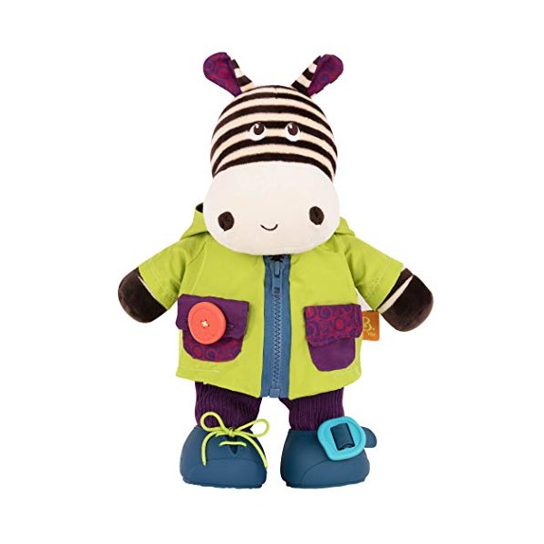 B. toys â Plush Zebra â Interactive Toy for Toddlers, Kids â Learning Toys â Sensory Features â Giggly Zippies â Zebb â 2 Years +