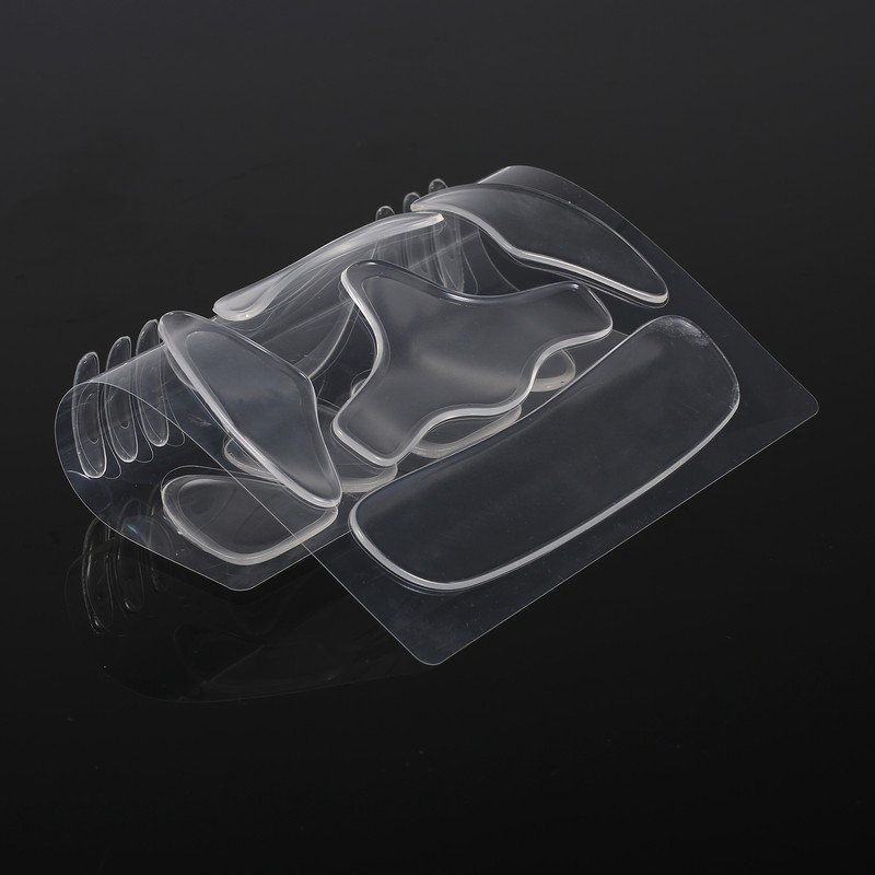 Reusable Silicone Anti-aging Pad Set Wrinkle Patches for Wrinkles Prevention