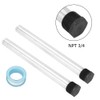 2pcs 21X320mm Magnesium Anode Rod for Water Heater NPT3/4 Thread