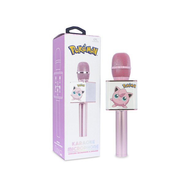 OTL Technologies Pokémon Jigglypuff - Microfono Karaoke con Altoparlante