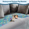YUEPET 3 Pack Waterproof Guinea Pig Blankets Washable Small Animal