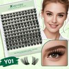 KEYYOU DIY Cluster Lashes Kit Volume Waterproof Long-Lasting Lash Extension