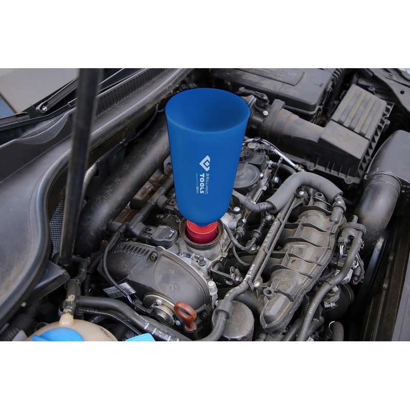 Brilliant Tools BT711130 Oil Filler Funnel with Adapter for VAG