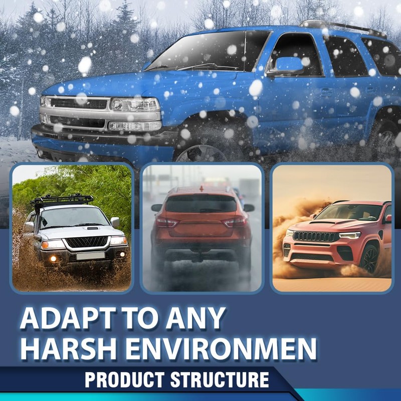 PIT66 Hood Insulation Pad 1/2" with Clips Compatible with Chevy