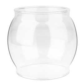 Lantern Glass Globe Replacement, Compatible with Coleman 200A/B &R690B051,Fits Kamplite, JC Higgins, Optimus, Ashflash Vintage Lanterns,Heat-Resistant Clear Bulged Glass for Camping & Emergency Lights