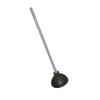 A-to-Z Supply RYTP351A Toilet Plunger, 21" Long, Wood Handle, Rubber, Black