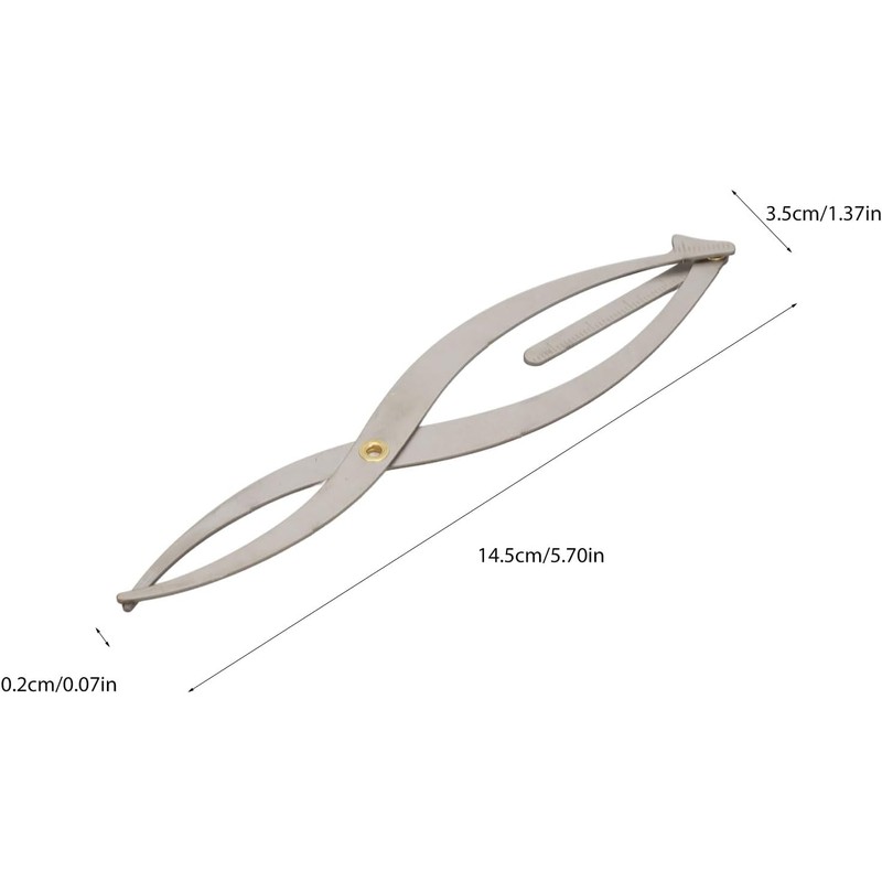 Generic Regla para Cejas Microblading, Herramienta de Medición Simétrica de