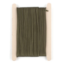 HERCULES Paracord Guy Rope, Tent Rope, Load Capacity 551.1 lbs (250 kg), 0.1 inch (4 mm), 7 Cores, Army Green, 33.1 ft (15