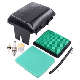 Air Filter Housing Air Filter Cover Filter with Lid Housing Spark Plug Fuel Line Fuel Switch Lawn Mower Pre Filter for Honda GCV 135 GCV 160 GC 160 GC135 GCV 190 GC160 HR 216