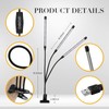 iPower Full Spectrum Clip Plant Growing Lamp with 126 White