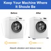uxcell 8pcs Anti Vibration Pads for Washing Machine, 3" x