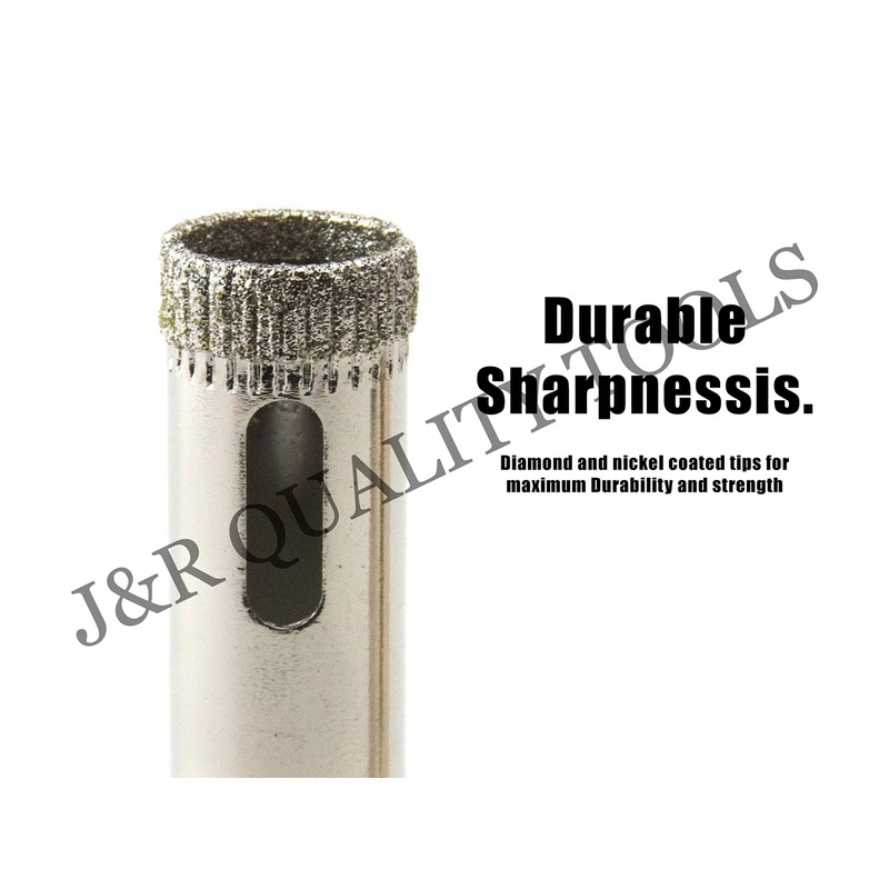 VCT 5PCS 5/32" - 1/2" Diamond Coated Hole Saw Drill