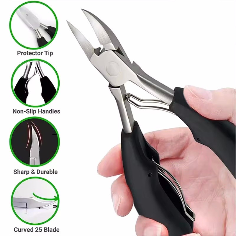 EZ Toenail Clippers Nail Cutters Professional Pedicure Paronychia Tools Manicure
