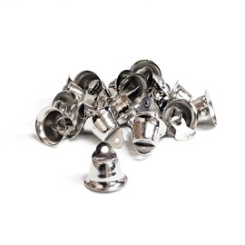 Homeford Mini Wedding Bridal Guest Favor Bells, 36-Count (Silver, 1/2-Inch)