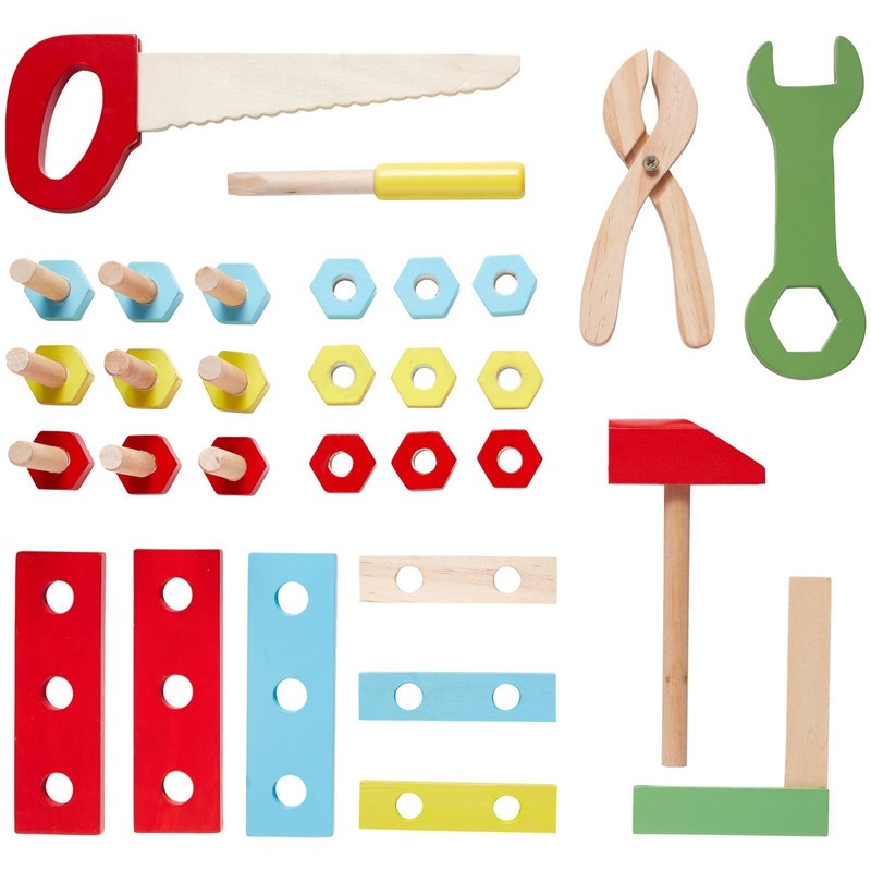 Teamson Kids - Small Foldable Workbench Playset