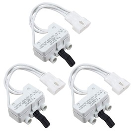 3406107 WP3406107 Dryer Door Switch by Blutoget 3Pack - Fit for Whirlpool Maytag Kenmore Dryers AED4475TQ1 MEDC400VW0 AGD4475TQ1 NED4700YQ1 NED4600YQ1 WED4800XQ0 - Replaces AP6008561 3405100 3405101
