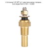 Aramox Universal 1/8inch NPT Oil / Water Temp Sensor Electrical